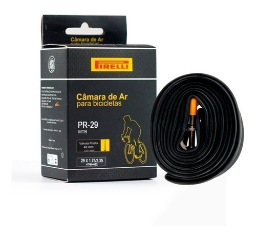 Câmara De Ar Pirelli Mtb Aro 29 Válvula Presta 48mm (fino)