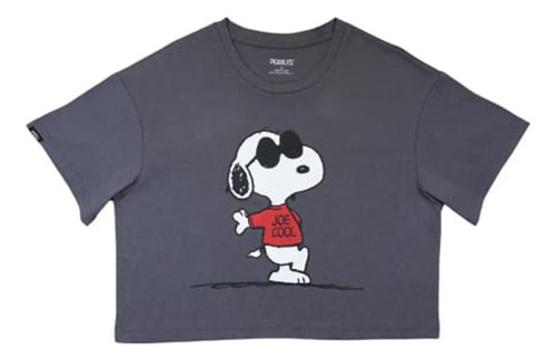 Polera Snoopy Crop Top Tallas M, L Y Xl