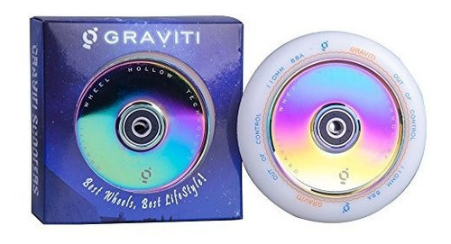 Graviti 1 Par 110mm Pro Stunt Scooter Hollow Ruedas Con Abec