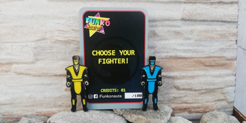 Pin Mortal Kombat Mk Subzero Scorpio Video Game #funkonauta 