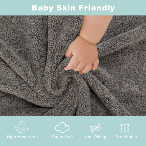 Bonita Toalla De Baño Con Capucha Bebes Durable Cómoda