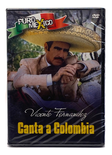 Dvd Vicente Fernández - Vicente Fernández Canta A Colombia