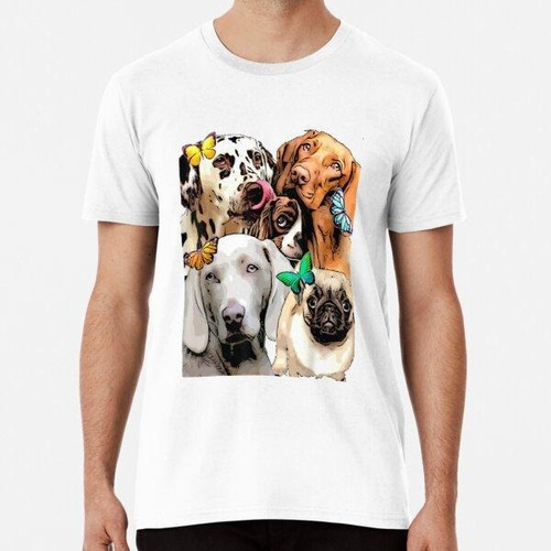 Remera Lindas Y Divertidas Tendencias Gráficas De Perros Y M