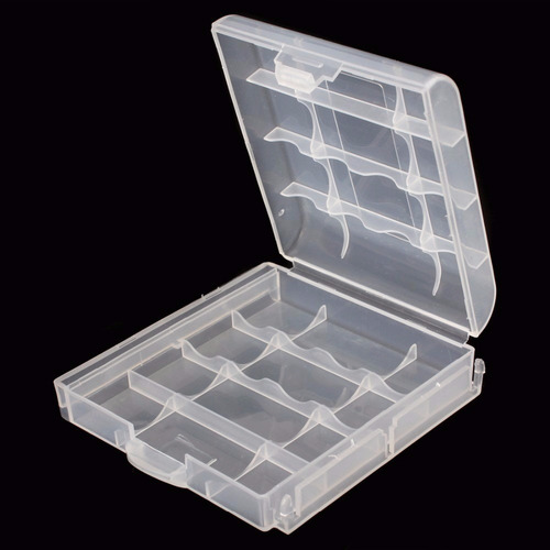 Case Para Pilhas Aa E Aaa Kit Com 10 Peças Cores Variadas