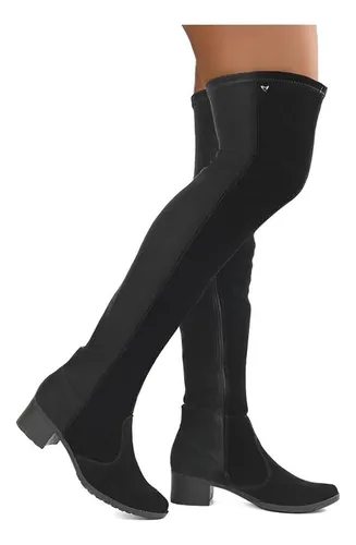 Bota feminina veludo 2025