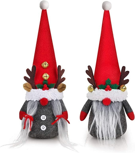 Gnomos Decorativos De Navidad 2 Pzs