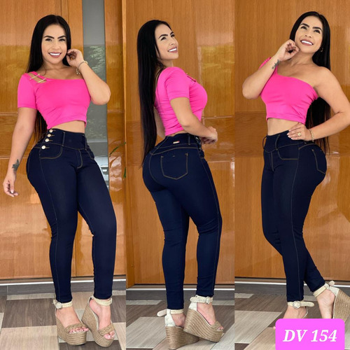 Imagen 10 de 10 de Studio Jeans Pantalon De Dama Levanta Cola Moda Colombiana