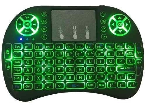 Mini Teclado Retroiluminado Inalámbrico Con Mouse Oferta