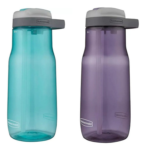 Botella Caramañola Deportiva Rubbermaid 946ml Plástico Febo