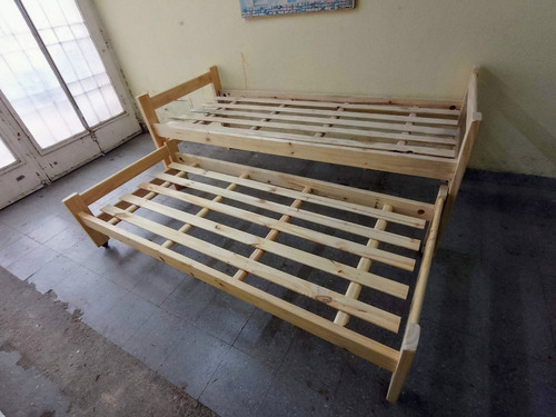 Cama Nido Doble De Pino