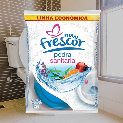 Kit 12 Pedra Sanitária Desodorizador Cheirinho Para Banheiro