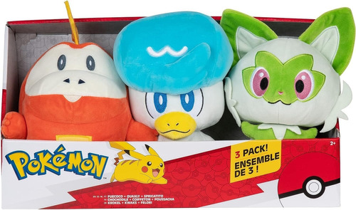 Pokemon Peluche Pack Paldea 