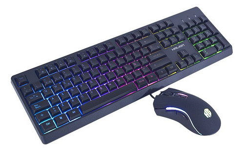 Teclado Y Mouse Halion Gamer Elysium Ha-859c Rgb