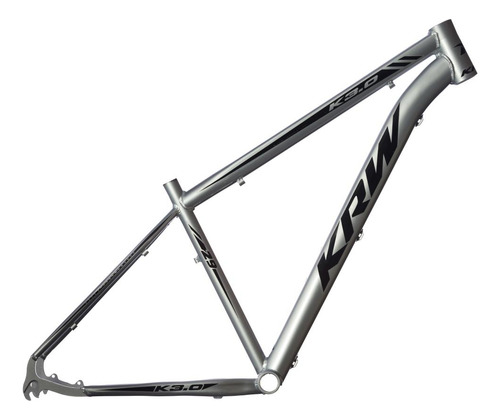 Bicicleta Aro 29 Krw Alum 27v Shimano Acera Hidrál Trava S31 Cor Prata/preto