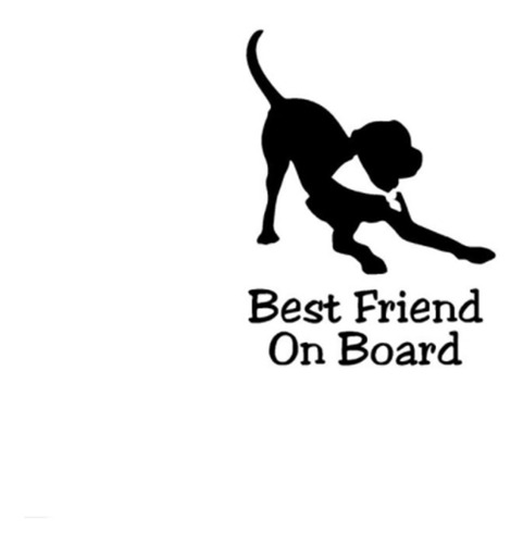 Pegatina Auto Perro Best Friend On Board