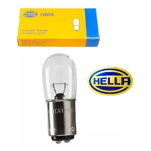 Foco Hella 1004 2 Polos Patas Parejas 10 Focos 12 W 1004 Hel