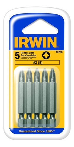 Ponteira Irwin Power Bit Philips 5 Pecas 1865323