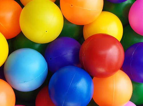 Pelotas Plasticas Para Piscinas De Pelotas, Set 100 Unidades