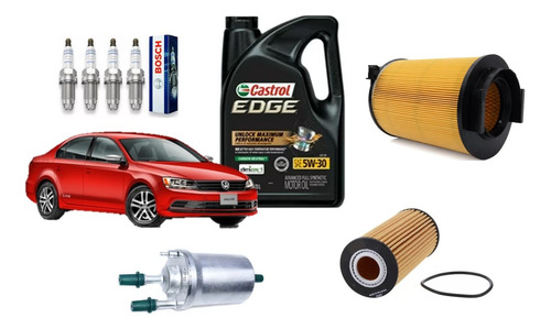 Kit De Afinación Jetta Mk6 2.0l 2017 Aceite Sintético 5w30