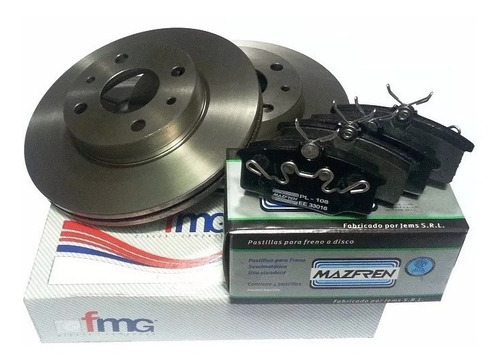 Kit Discos Y Pastillas De Freno Toyota Hilux Sw4 Hasta 2005´