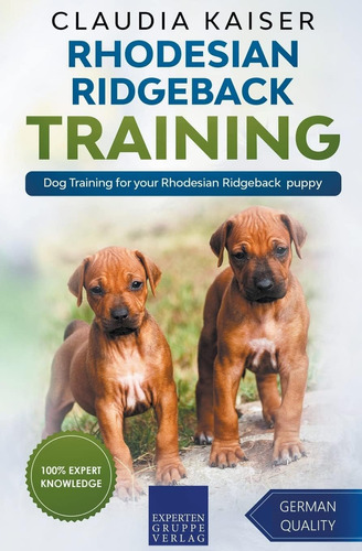 Libro Rhodesian Ridgeback Training -inglés