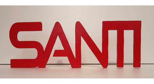 Imagen 5 de 10 de Nombre Pintado 15 Cm X 45 Cm Polyfan Corpóreo Tu Nombre