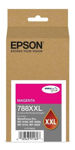 Epson Workforce Cartucho De Tinta Magenta Wf- 6090/6590