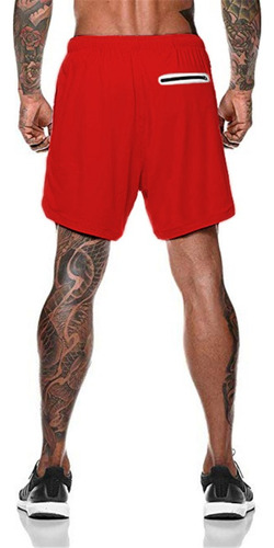 Pantalones Cortos Deportivos De Playa De Doble Capa De Talla