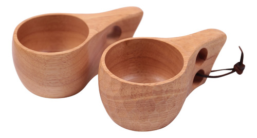 Tazas De Vino De Madera De 200 Ml, Estilo Nórdico, 2 Unidade