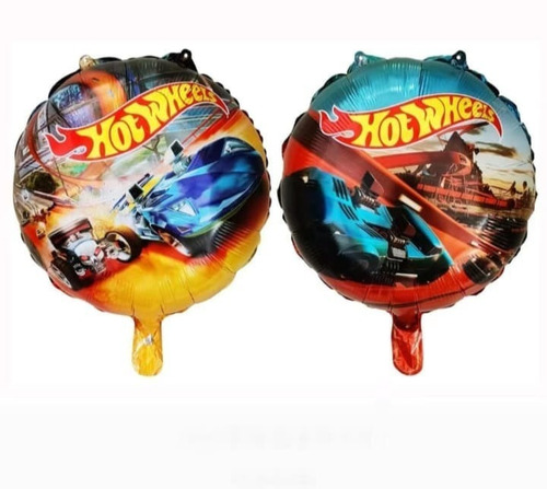 10 Globos Hotwheels