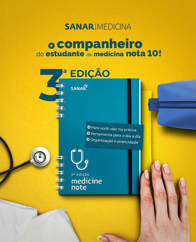 Medicine Note 3ª Edição Sanar Medicina 2020 - Guia De Bolso
