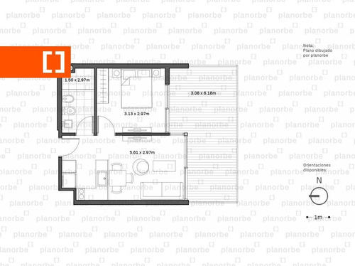 Venta De Apartamento Obra Construcción 1 Dormitorio En Centro, 01 Del Centro Unidad 006