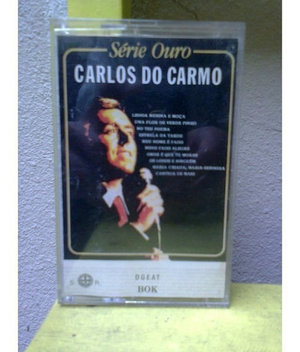 Fita K7 Cassete Carlos De Carmo - Série Ouro