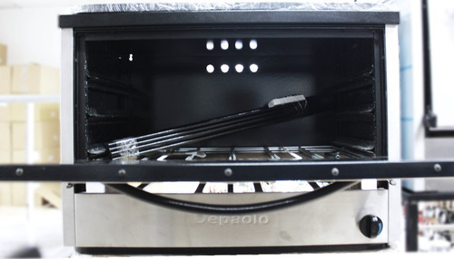Horno Pizzero Rotisero Depaolo 6 Moldes Acero Valvula Oferta