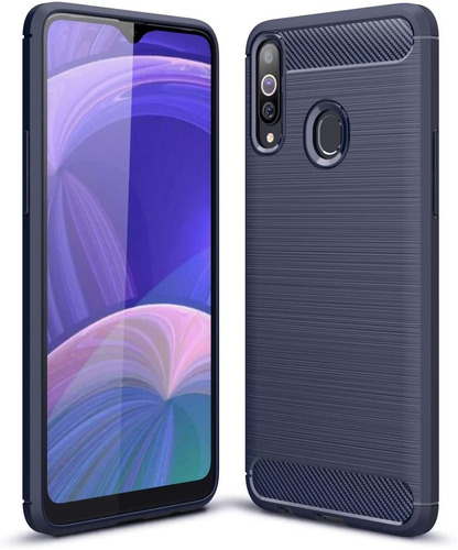 Funda Para Galaxy A20s Cruzer Lite Anti Impactos Blue