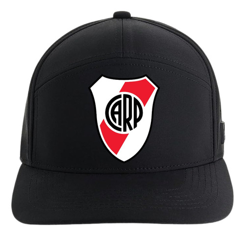 Gorra River Plate 5 Paneles Premiun Black