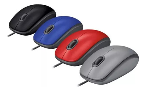 Mouse Optico Logitech Silent M110 Alambrico Colores Variados