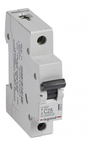 Interruptor Automático 1x25a C Legrand Rx3 - 419842 - Rigel