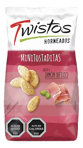 Minitostaditas Twistos Sabor Jamón Iberico 100g 