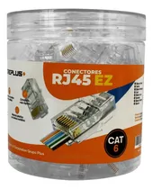 Comprar Conector Rj45 Cat6 Jack Red Ethernet 100 Und Pasante Ez