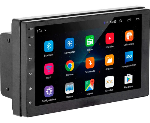 Central Multimidia Mp5 7 Pol Android 13 Ios Gps Sd Bluetooth