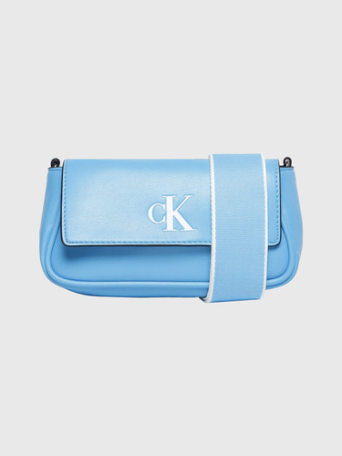 Bolsa Crossbody Azul Calvin Klein De Mujer