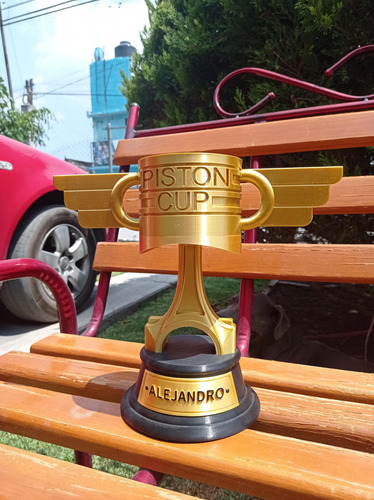 Copa Piston De Cars 25 Cm Personalizada
