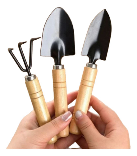 Set Mini Herramientas Para Jardín Jardinería 3 Piezas