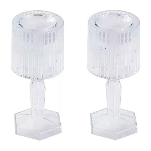 Veladora De Mesa Mini Lámparas Set X 2 Unidades Luz Cálida  