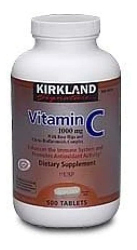 Kirkland Signature Vitamina C Con Rosa Caderas, 1000 Mg