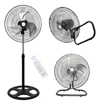 Comprar Pedestal Ventilador Con Control Remoto 3 En 1 18 Allidea Estructura Negro Aspas Plateado Diámetro 18 Frecuencia 60 Material De Las Aspas Metales