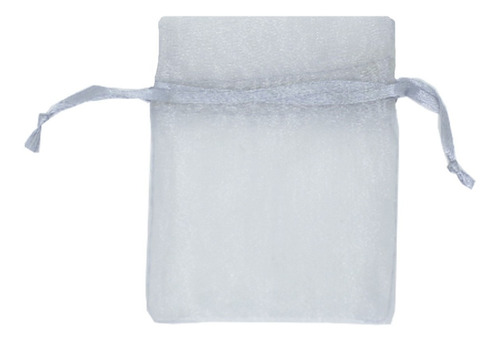 100 Saquinhos De Organza Cristal Pequeno - Cores Variadas