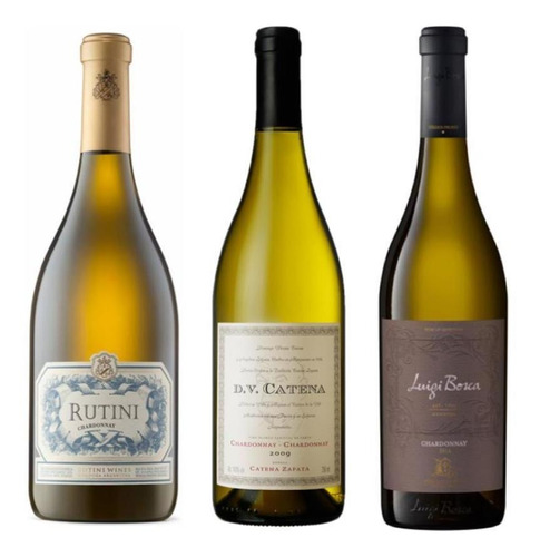 Rutini Chardonnay + Dv Catena Chardon + Luigi Chardon Cuotas