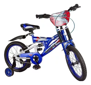 Bicicleta Infantil Unitoys Montana Aro 16 V-brakes Cor Azul